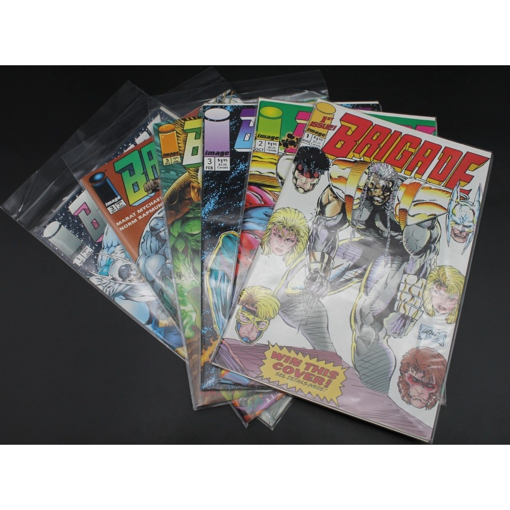 Image Comics Brigade Lot Blood Brothers Set 90s Modern Age Superheroes
